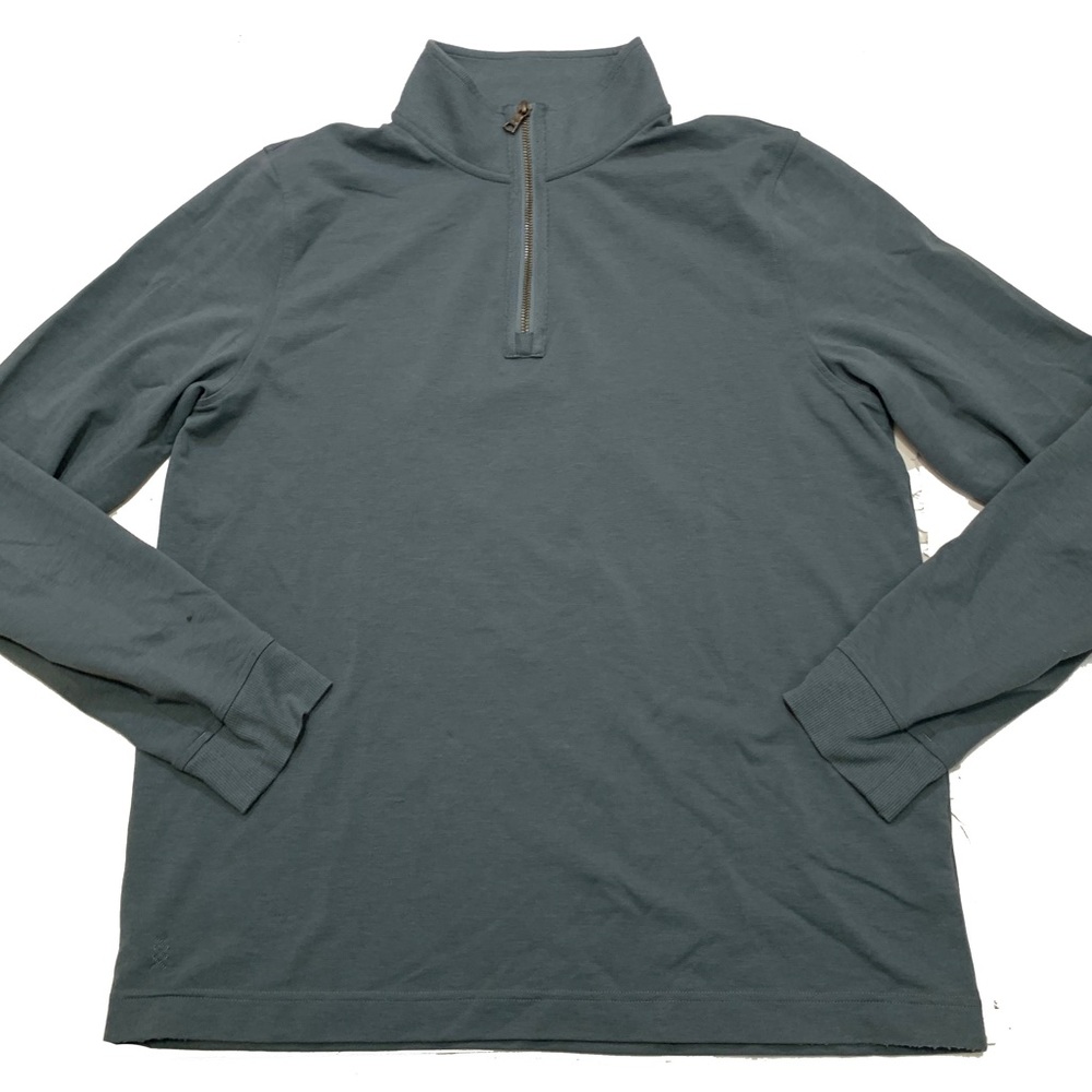RHONE Men's Slate Gray Quarter-Zip Performance Jacket